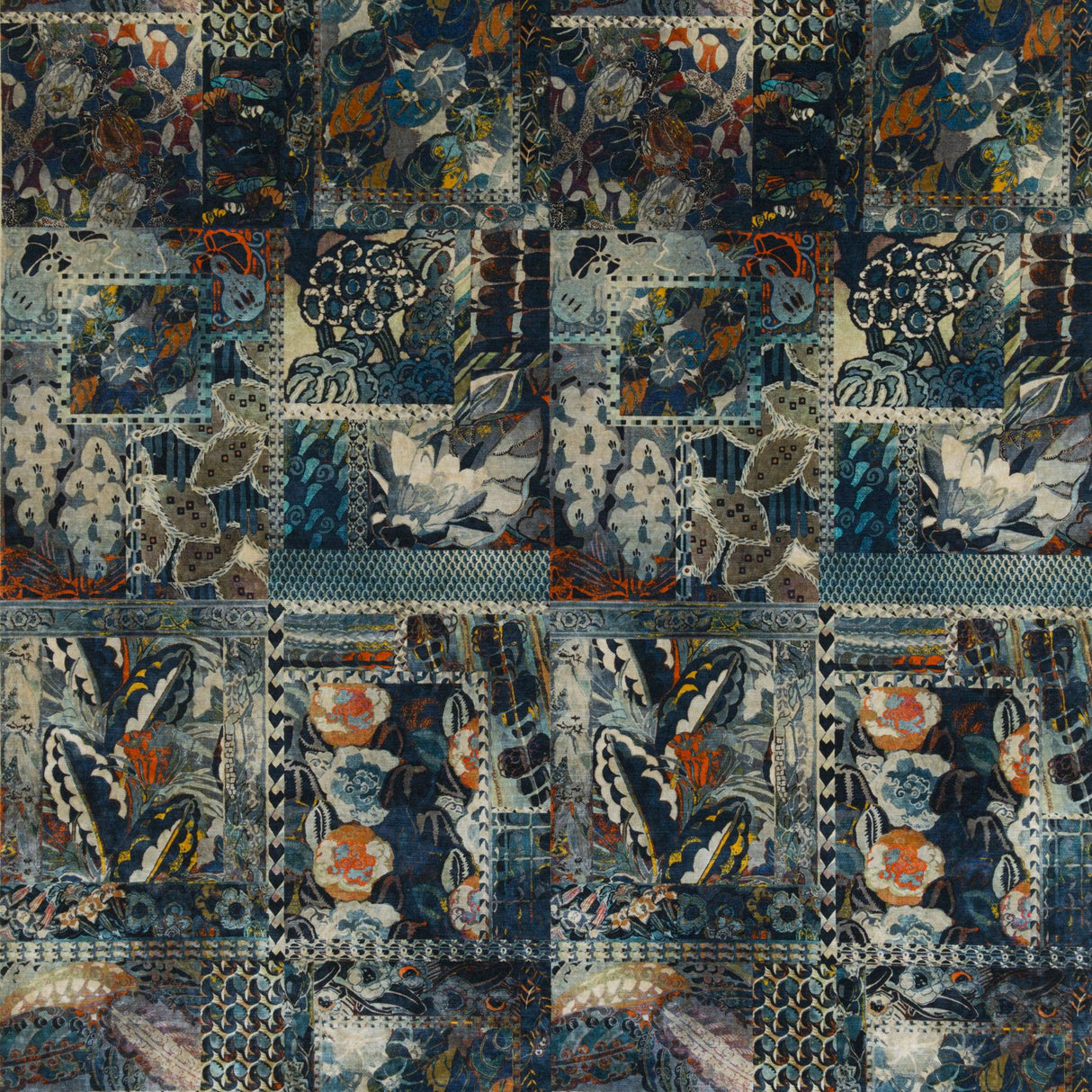 G P & J Baker BARCELONA TEAL Fabric