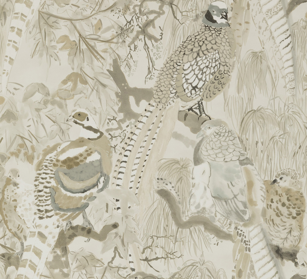 Mulberry GAME BIRDS STONE Wallpaper