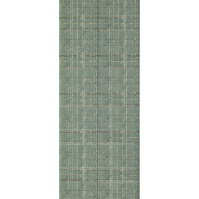 Mulberry SHETLAND PLAID TEAL Wallpaper