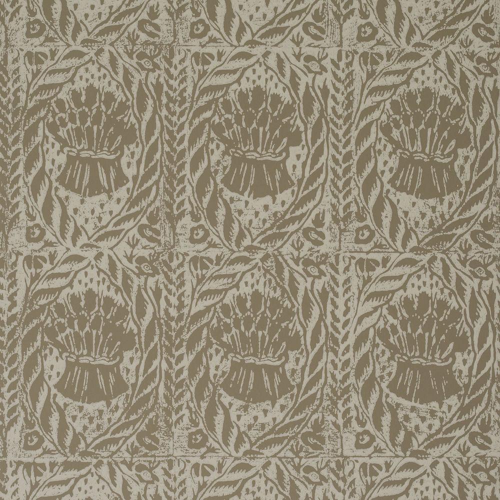 Lee Jofa Cornstooks Wp Smoky Qtz Wallpaper