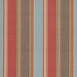 Schumacher Addison Cotton Stripe Red Earth Fabric