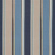 Schumacher Addison Cotton Stripe Indigo Fabric
