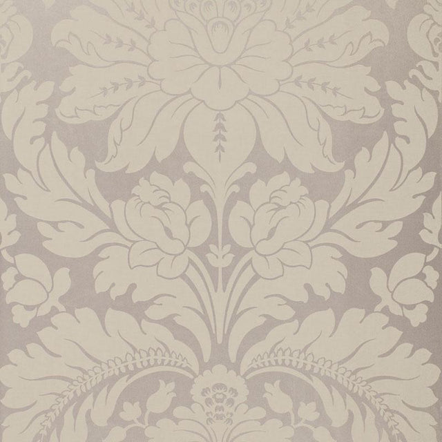 Schumacher Anvers Damask Nickel Fabric