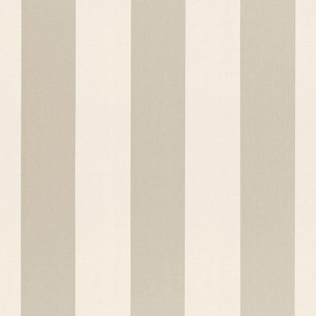 Schumacher Beaufort Awning Stripe Platinum Fabric