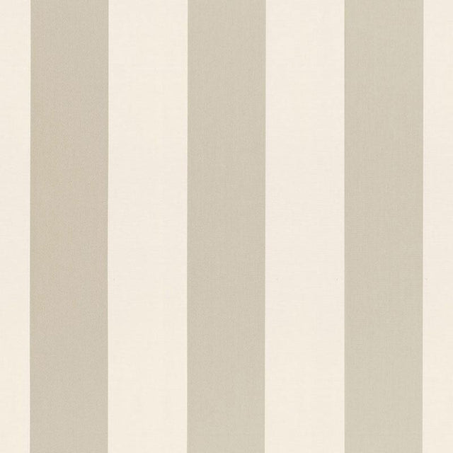 Schumacher Beaufort Awning Stripe Platinum Fabric