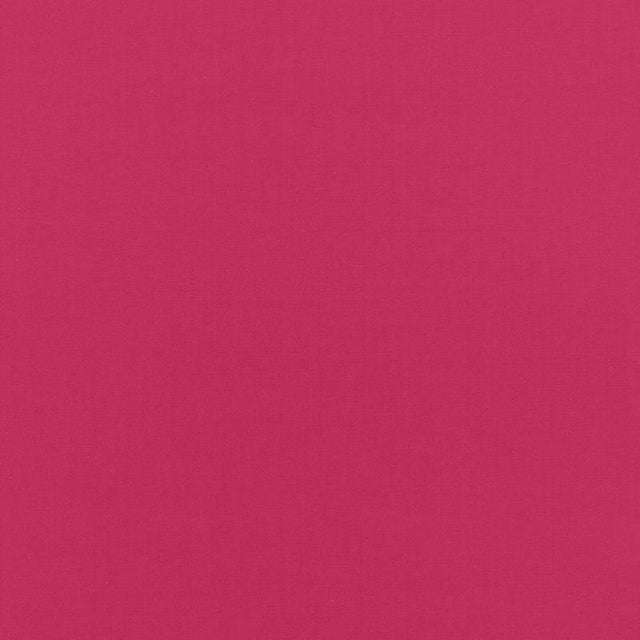 Schumacher Beckford Cotton Plain Cerise Fabric