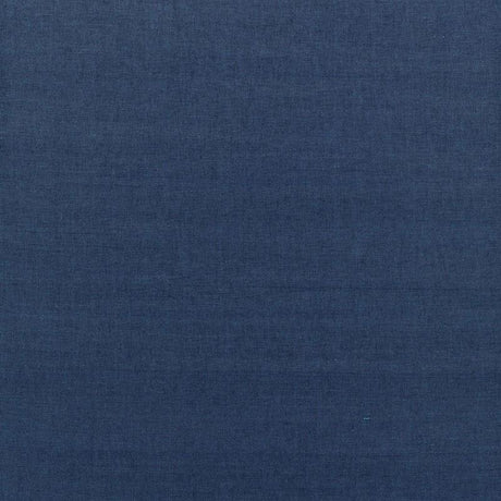 Schumacher Beckford Cotton Plain Marine Fabric