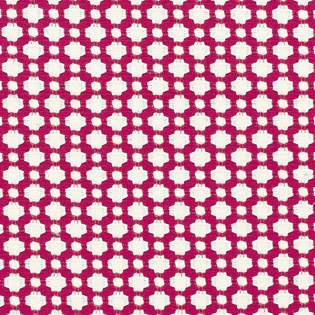 Schumacher Betwixt Magenta/Natural Fabric