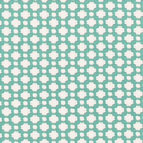 Schumacher Betwixt Pool/Natural Fabric