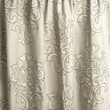 Schumacher Byron Embroidered Wool Oat Fabric