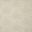 Schumacher Byron Embroidered Wool Oat Fabric