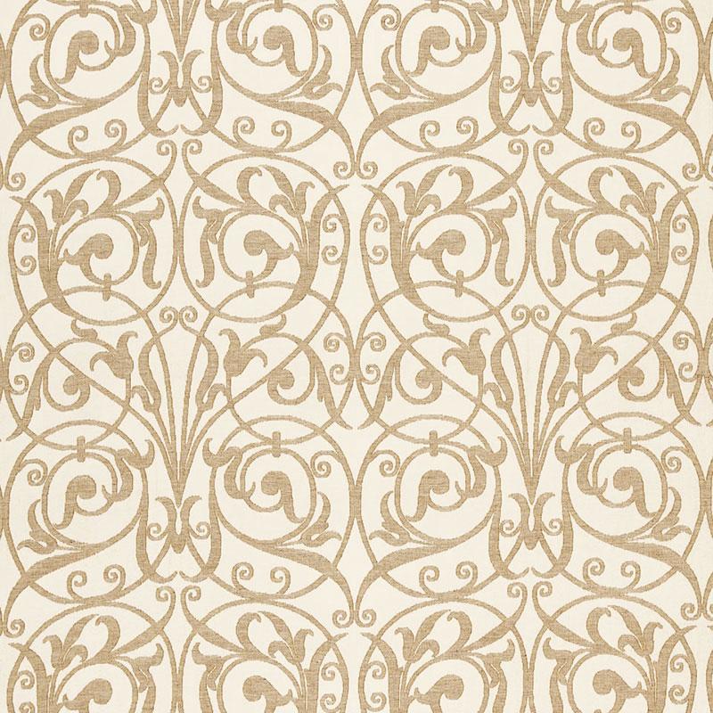 Schumacher Charleston Wool Sheer Taupe Fabric