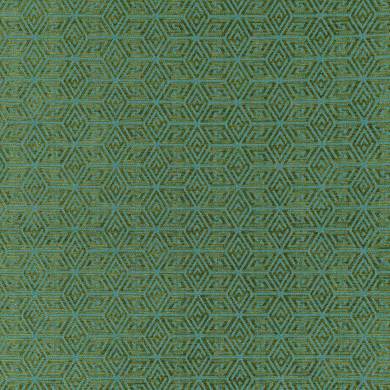 Schumacher Cosmati Chenille Boxwood Fabric