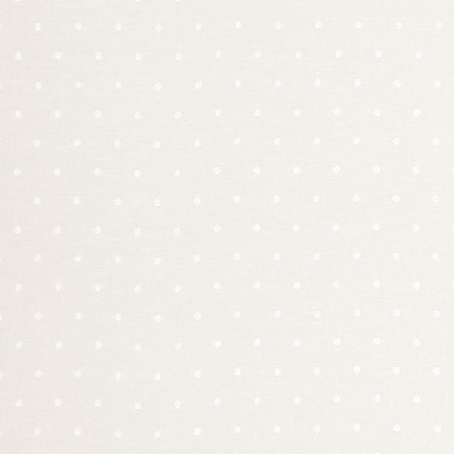 Schumacher Dotted Sheer Ivory Fabric
