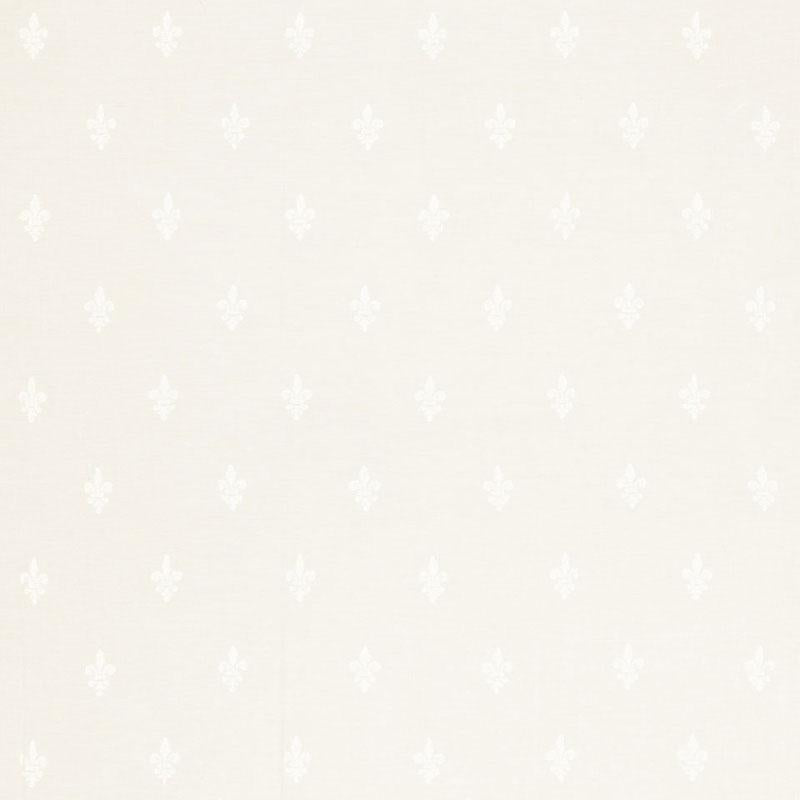 Schumacher Fleur De Lys Sheer Ivory Fabric