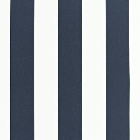 Schumacher Geyer Stripe Navy Fabric