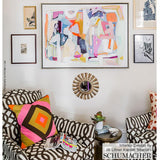 Schumacher Imperial Trellis Ii Mineral Fabric