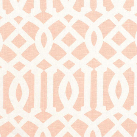 Schumacher Imperial Trellis Ii Blush Fabric