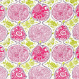 Schumacher Katsugi Fuchsia & Chartreuse Fabric