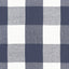 Schumacher Key Largo Check Navy Fabric