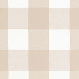 Schumacher Key Largo Check Sahara Fabric