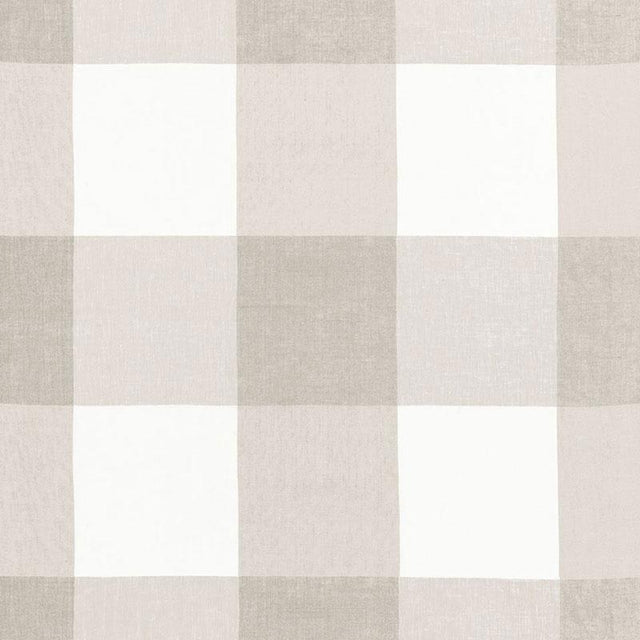 Schumacher Key Largo Check Zinc Fabric