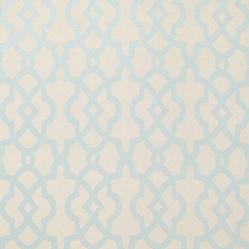 Schumacher Lincent Weave Aqua Fabric