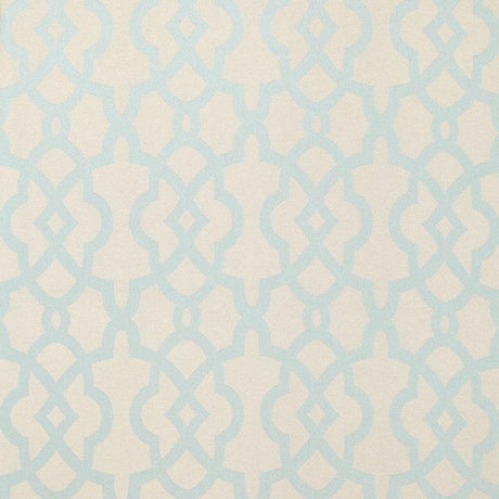 Schumacher Lincent Weave Aqua Fabric