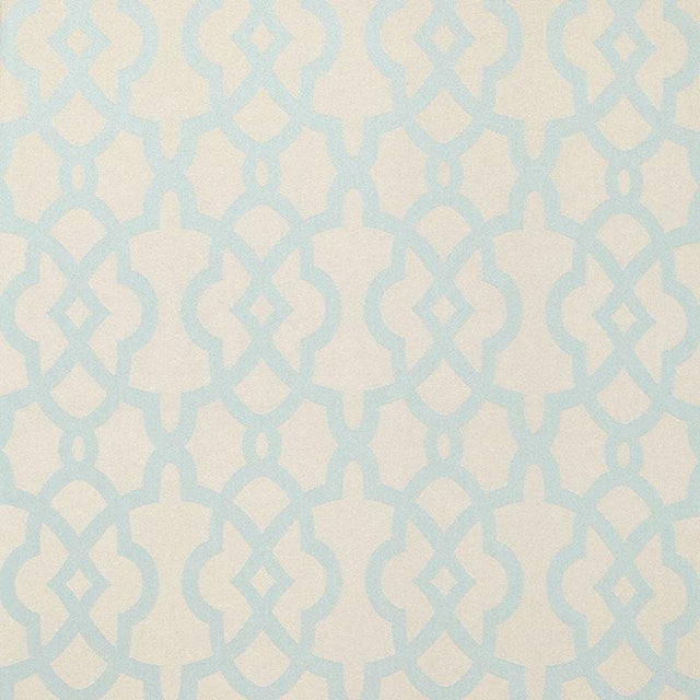 Schumacher Lincent Weave Aqua Fabric