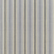 Schumacher Loire Jute Stripe Bleu Fabric