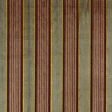 Schumacher Lynton Velvet Stripe Black Plum Fabric