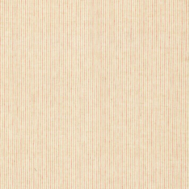 Schumacher Mackay Linen Stripe Sheer Red Earth Fabric
