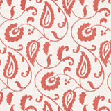 Schumacher Malacca Ikat Vine Watermelon Fabric