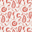 Schumacher Malacca Ikat Vine Watermelon Fabric