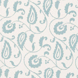 Schumacher Malacca Ikat Vine Lake Fabric