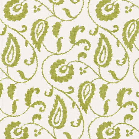 Schumacher Malacca Ikat Vine Willow Fabric