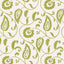 Schumacher Malacca Ikat Vine Willow Fabric