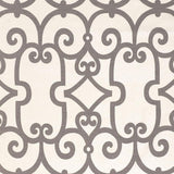 Schumacher Manor Gate Charcoal Fabric