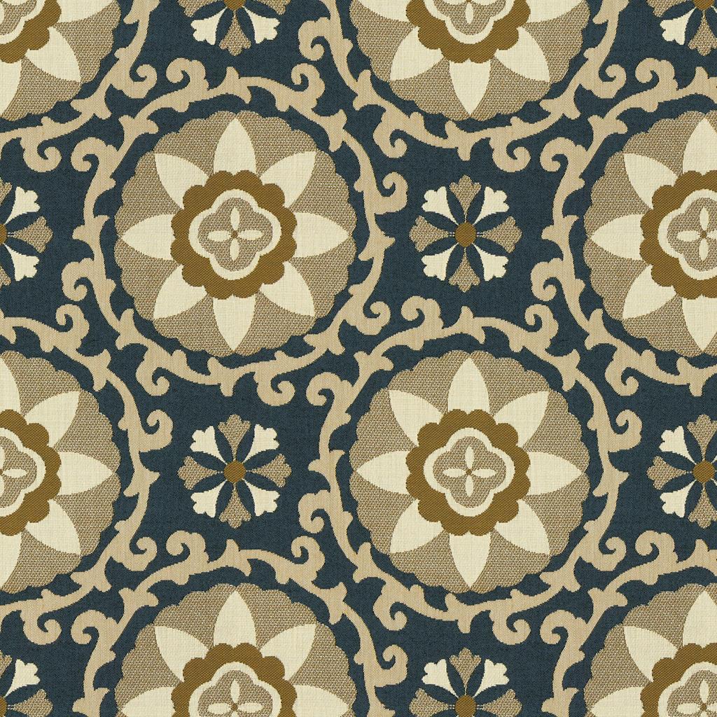 Kravet EXOTIC SUZANI SAPPHIRE Upholstery Fabric