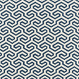 Schumacher Ming Fret Navy Fabric