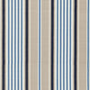 Schumacher Minzer Cotton Stripe Indigo Fabric