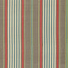Schumacher Minzer Cotton Stripe Red Earth Fabric
