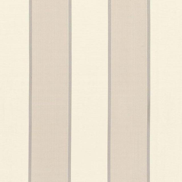 Schumacher Montebello Stripe Platinum Fabric