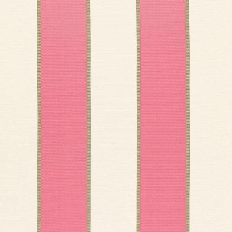 Schumacher Montebello Stripe Berry Fabric
