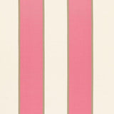 Schumacher Montebello Stripe Berry Fabric