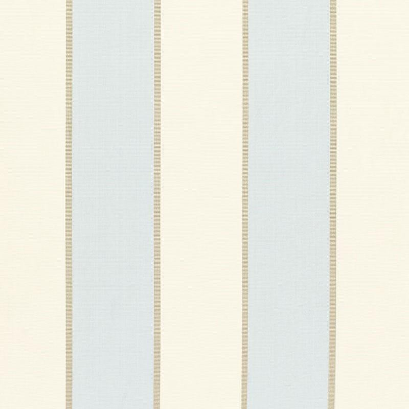 Schumacher Montebello Stripe Azure Fabric