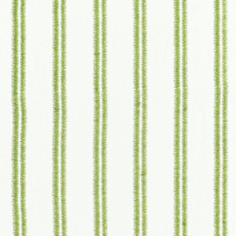 Schumacher Paloma Embroidery Grass Fabric