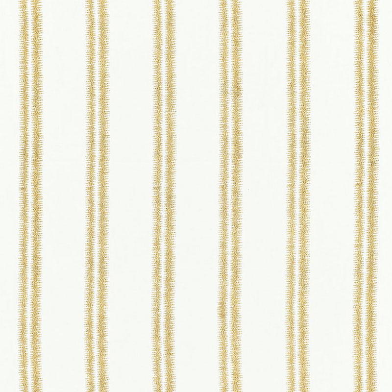 Schumacher Paloma Embroidery Gilt Fabric