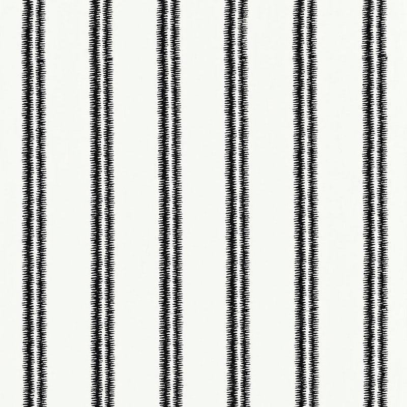 Schumacher Paloma Embroidery Ebony Fabric