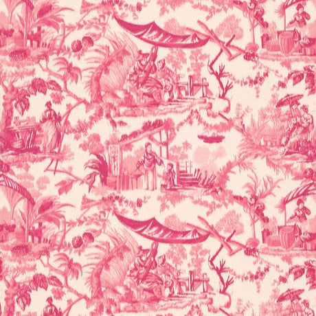 Schumacher Pavillon Chinois Peony Fabric